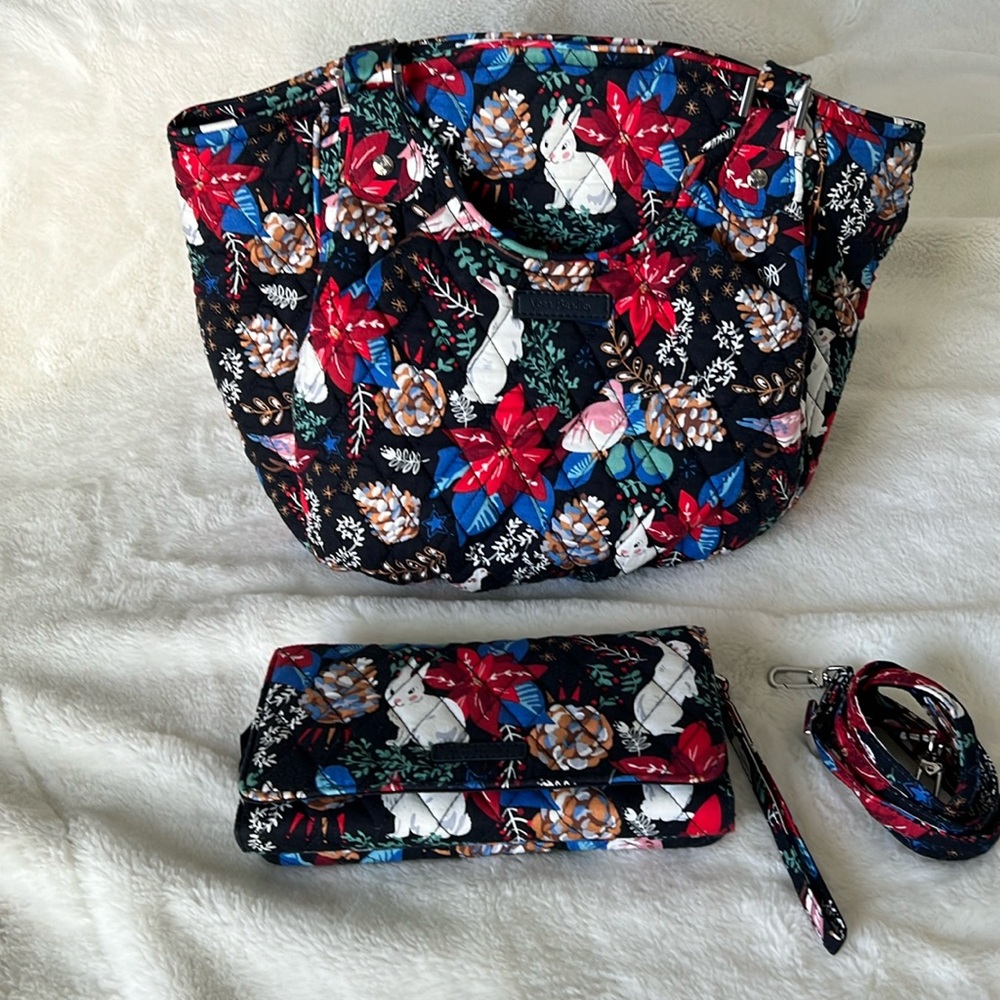 Vera Bradley Glenna Shoulder Bag & Wallet
